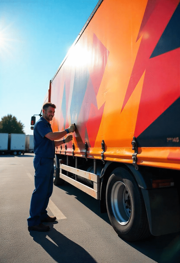 lKW Beklebung, wie funktioniert eine LKW Beklebung und was muss man beachten? 1KINGKONG werbefabrik lkw beklebung vorteile und merkmale KINGKONG werbefabrik