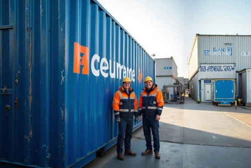 container beklebung fahrzeugbeschriftung vollverklebung firmenlogo werbung folie lkw transporter design digitaldruck uv bestaendig 2025 KINGKONG werbefabrik